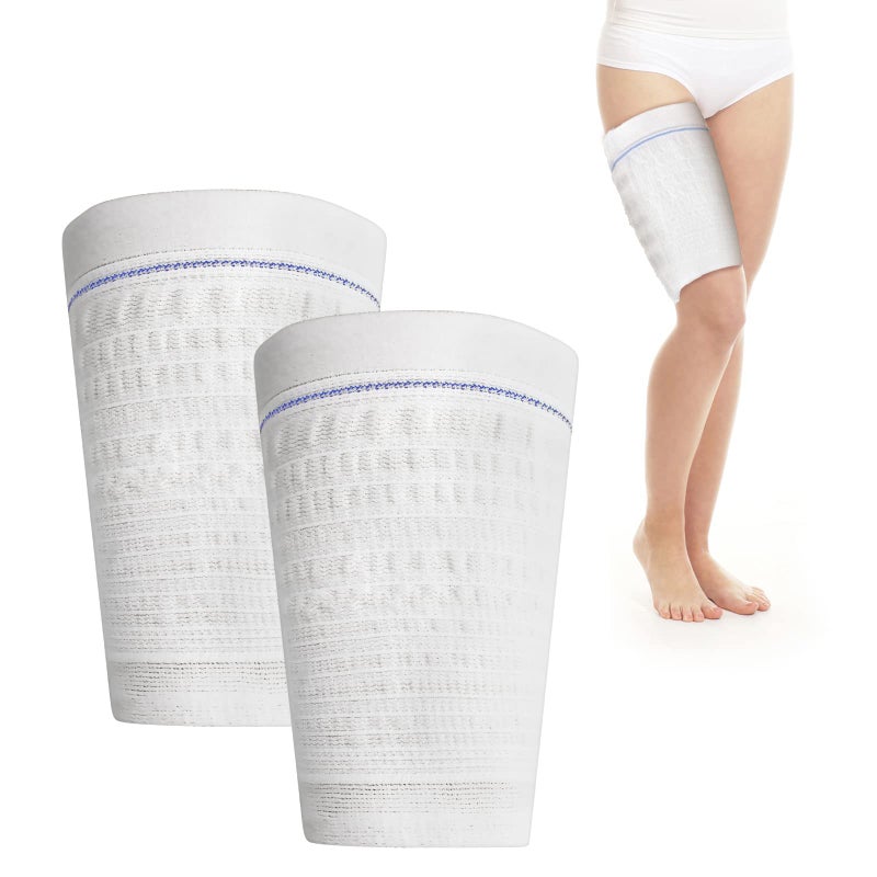 ELERA 2PCs Urine Bag Holder Carer, Comfortable Foley Leg Bag Sleeves Urinary Incontinence Supplies (Medium) - Image 1